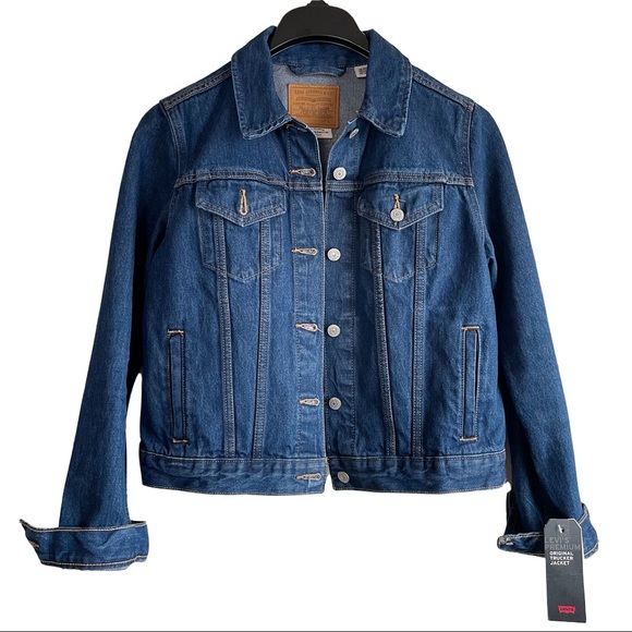 Levi’s Original Trucker Jean Jacket Blue Denim Size L - Picture 10 of 10